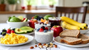 High Fiber and High Protein Breakfast