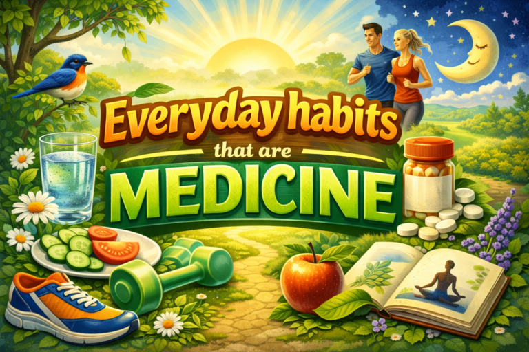 Everyday habits that are medicine