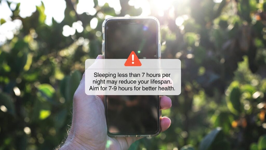 Sleeping Less Than 7 Hours Lifespan