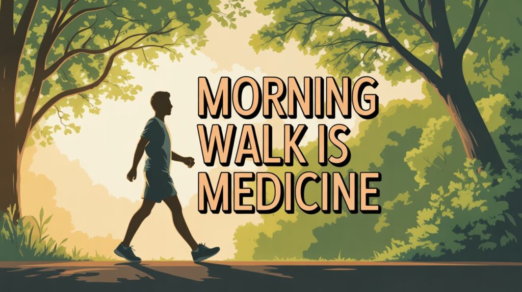 Morning walk is medicine