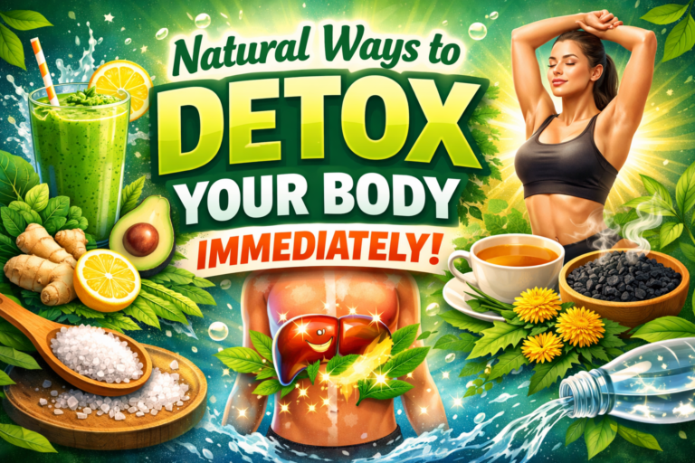 Natural ways to detox your body immediately