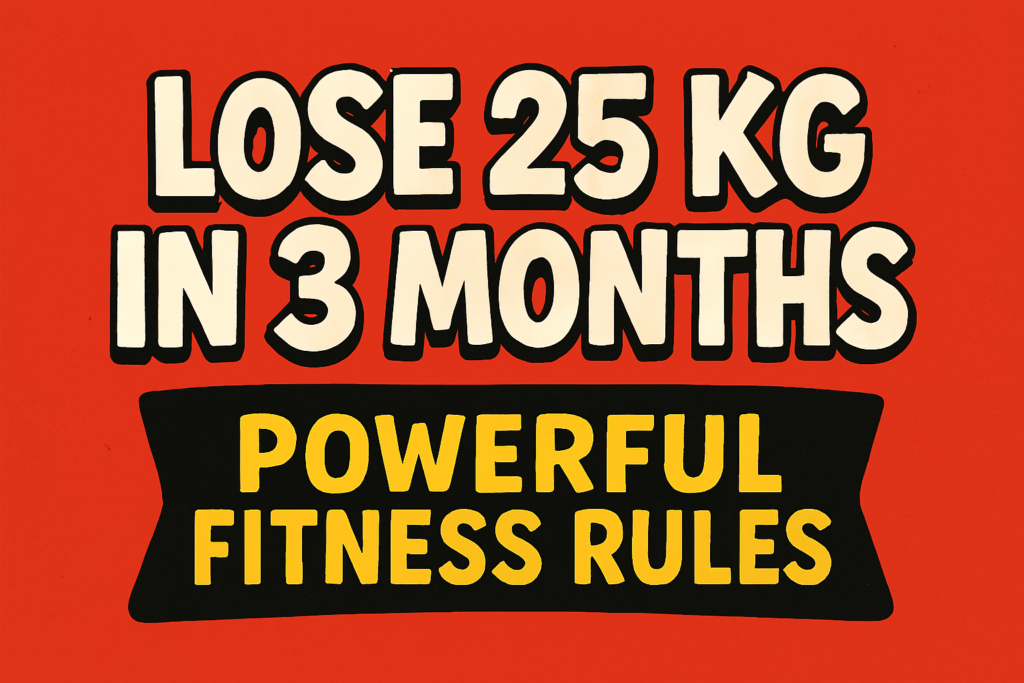 Lose 25 Kg In 3 Months