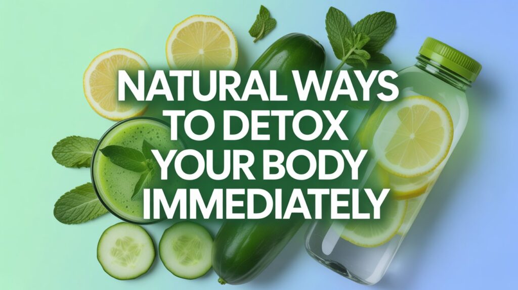 Natural ways to detox your body immediately