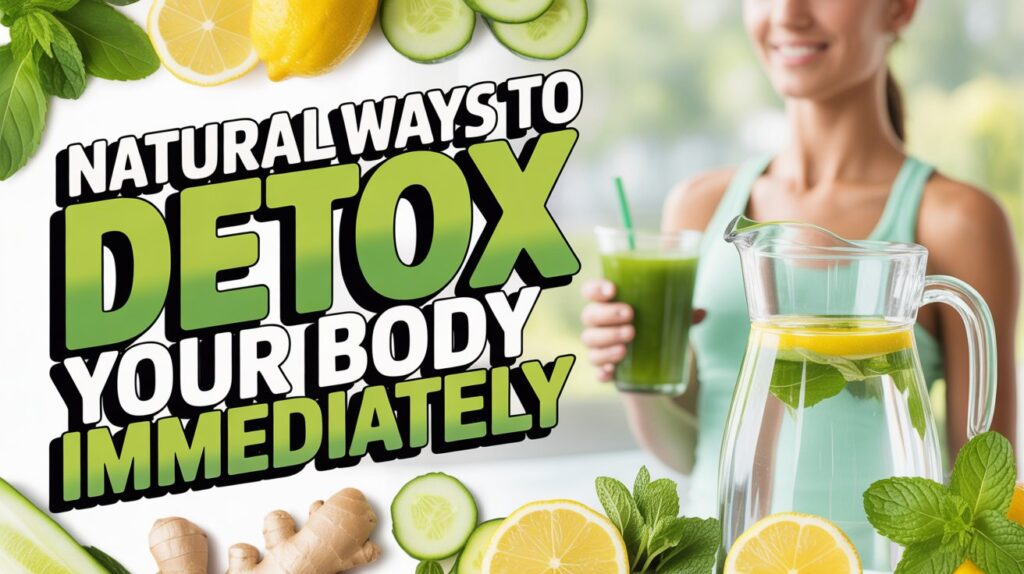Natural ways to detox your body immediately