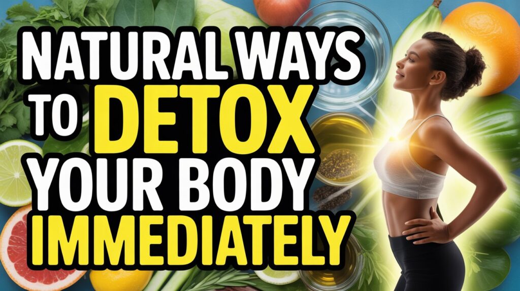 Natural ways to detox your body immediately