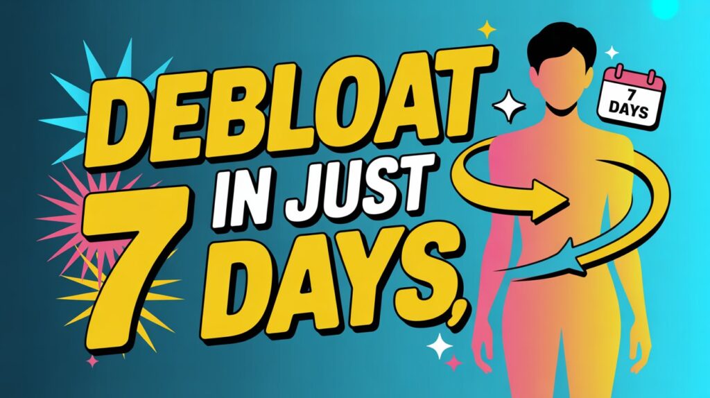 debloat in just 7 days
