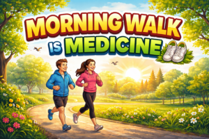 Morning walk is medicine