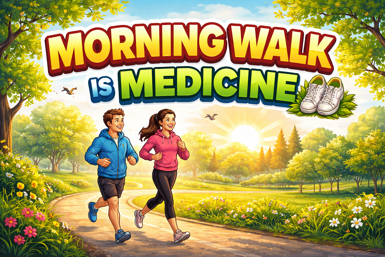 Morning walk is medicine