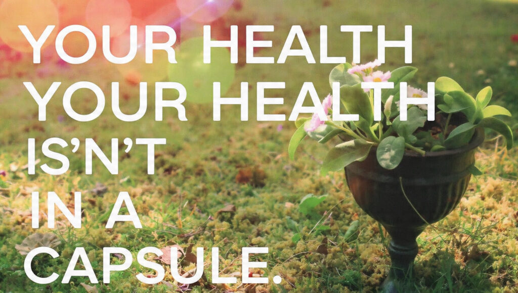 Your Health Isn’t in a Capsule