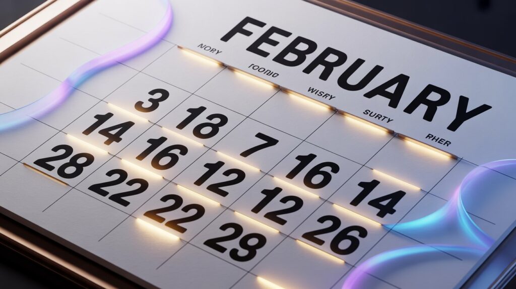 February 2026 calendar